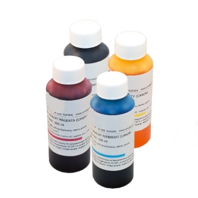 Set of 4 edible inks for Canon